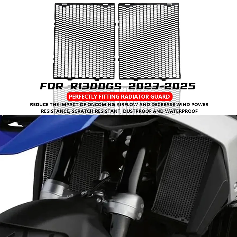 

For BMW R1300GS 2023-2025 New Motorcycle Radiator Guard Grill Cover Water Cooler Guard Protector R 1300 GS