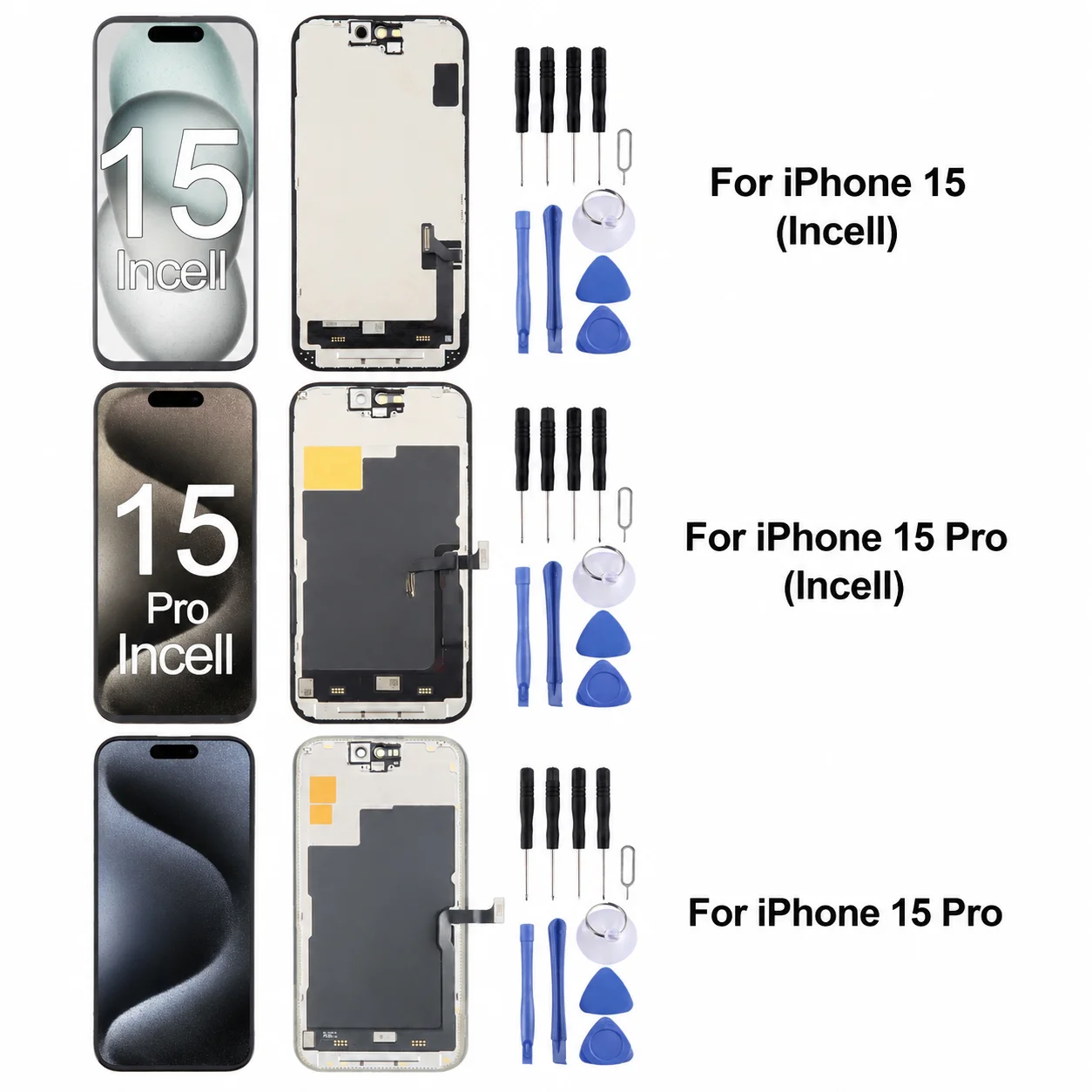 

LCD Screen For iPhone 15 / 15 Pro