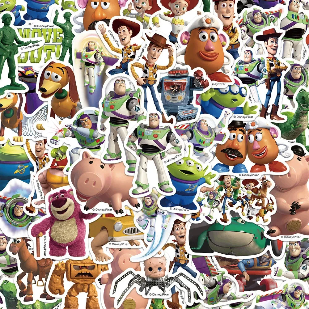 10/30/50pcs Disney Cute Anime Toy Story Stickers Cartoon Decals DIY Laptop Notebook Phone Case Car Funny Decoration Sticker Toys