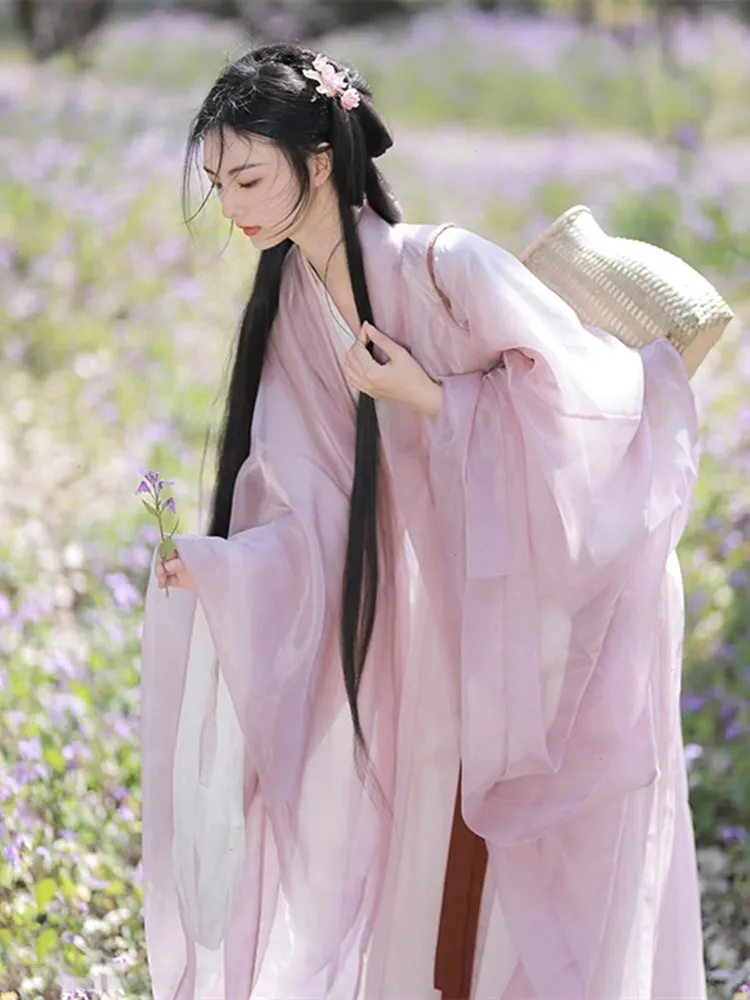 

Женский комплект Ele Ancient Chinese Sle: кардиган с длинными рукавами и струящаяся юбка-фея, смесь хлопка и полиэстера, осенняя одежда