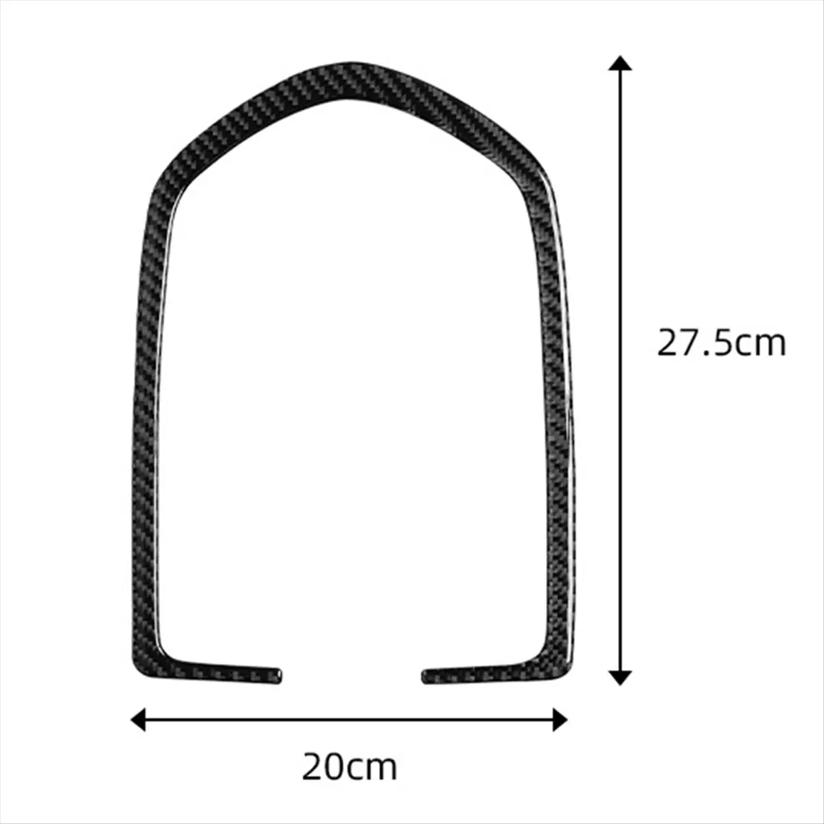 Super Sale Car Carbon Fiber Front Reading Light Panel Cover Trim Sticker Car Interior Accessories for Porsche Panamera 2010-2016