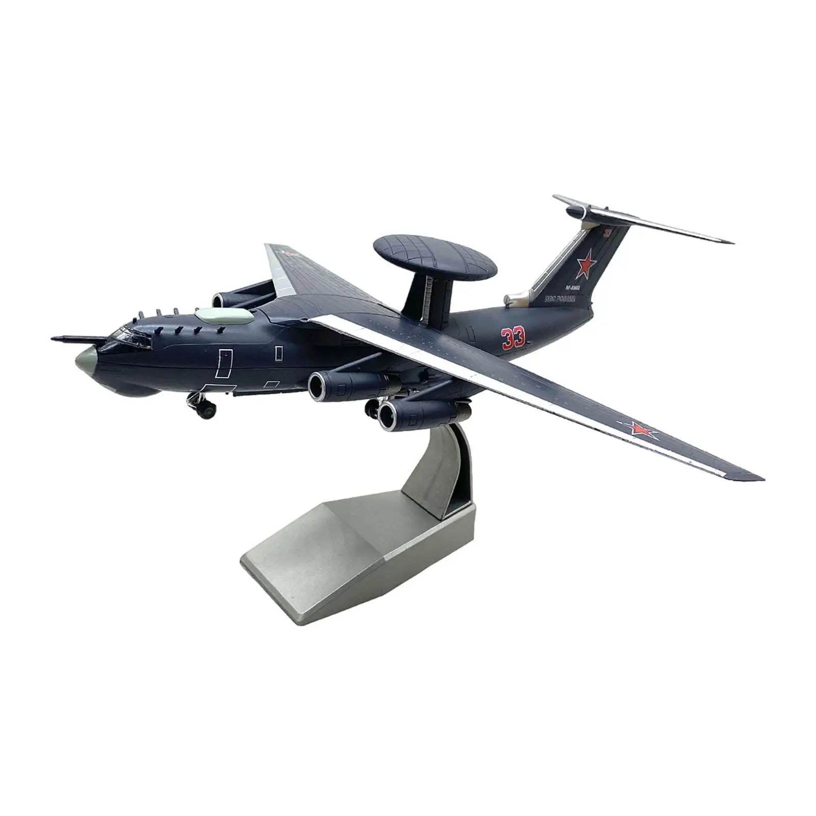 

1:200 Diecast Fighter Model Gift with Display Stand for Cafe Shelf Bedroom