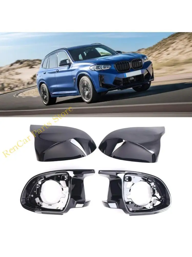 

F19A Replacement Side Mirror Cover Caps 51168097352 Door Side Rearview Mirror Cover