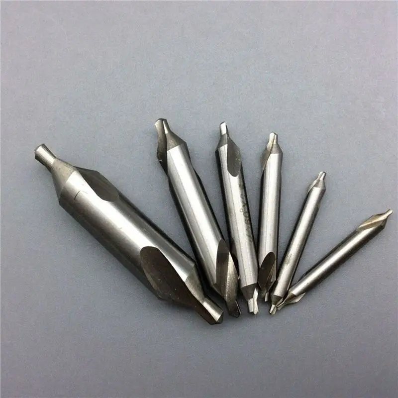 

[AA49] 18 PCS HSS Combined Center Drills Bit Set Countersink 60 Degree Angle 5/3/2.5/2/1.5/1 mm