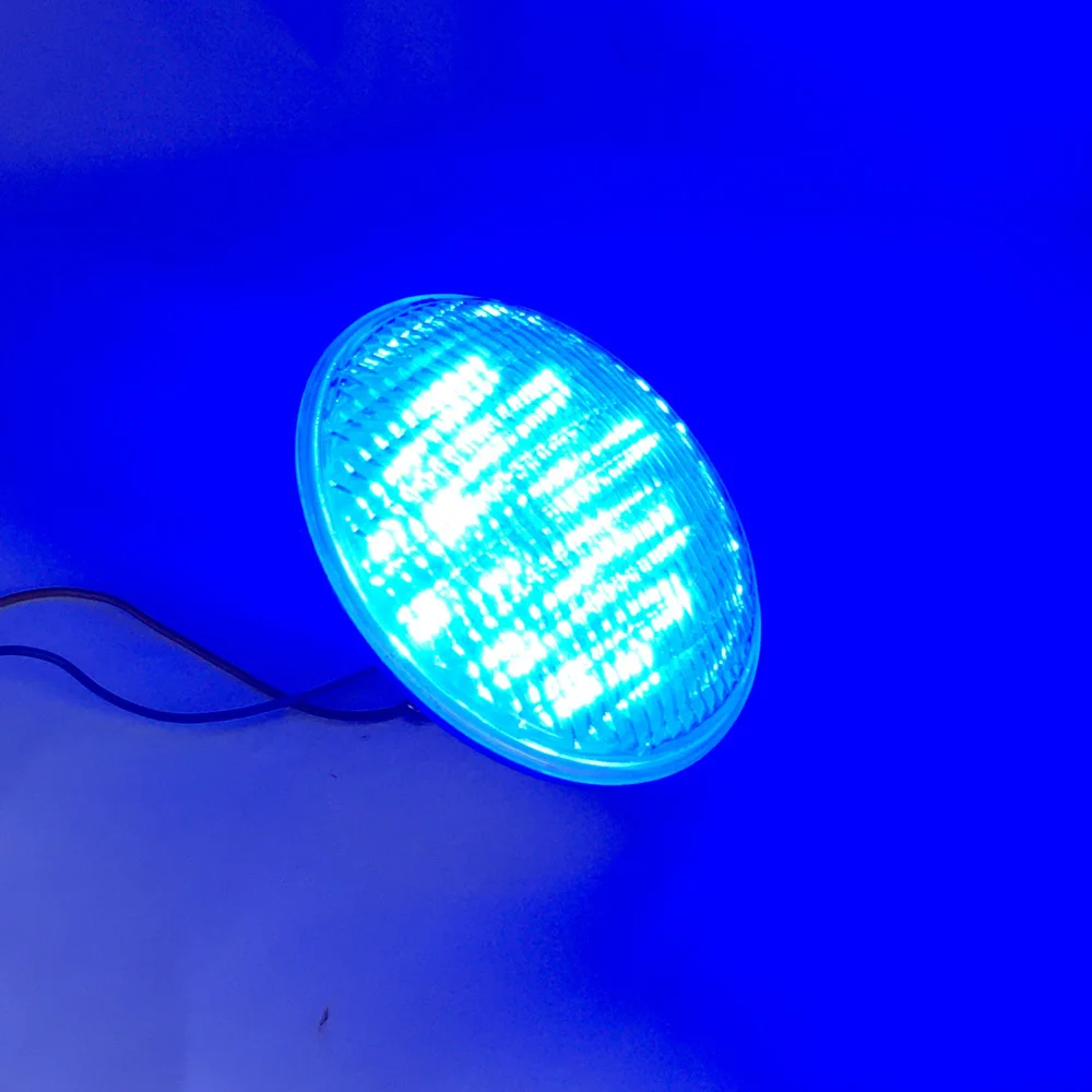 

LED PAR56 Pool Lamp 24W 36W 48W 60W 72W Glass Spot Piscina RGBW Multi-color with Remote Warm White Pure White Blue