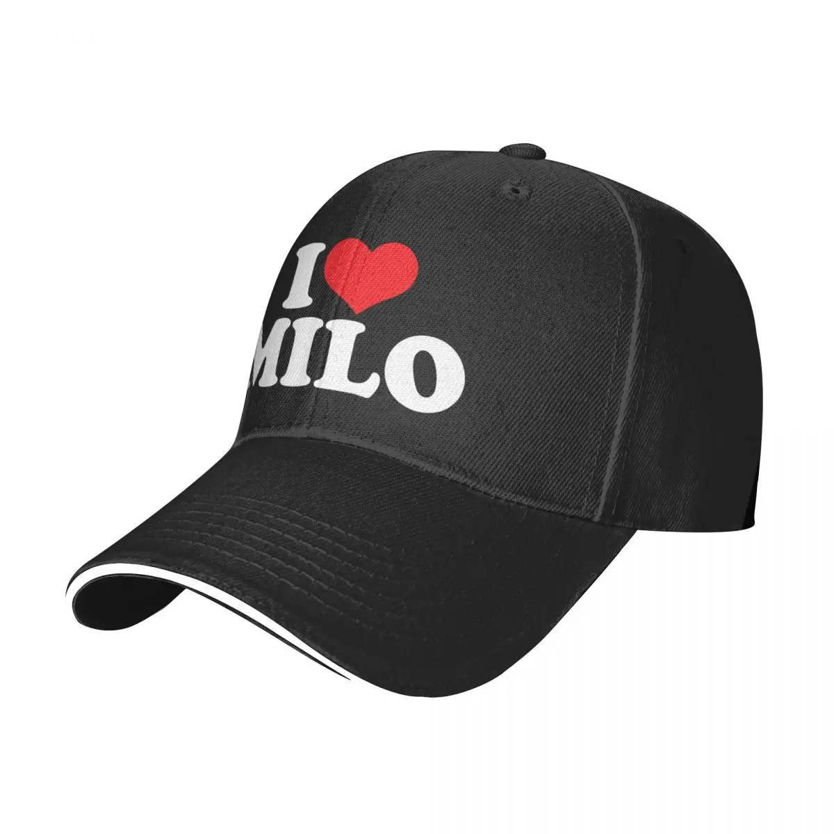 Baseball Caps I Love Milo J Graphic Men Women Sport Spring Caps