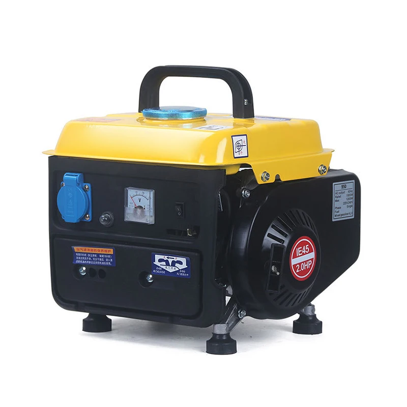 

650W Small Low Noise Gasoline Generator Portable 220V Home Two-Stroke Single Phase Gasoline Generator