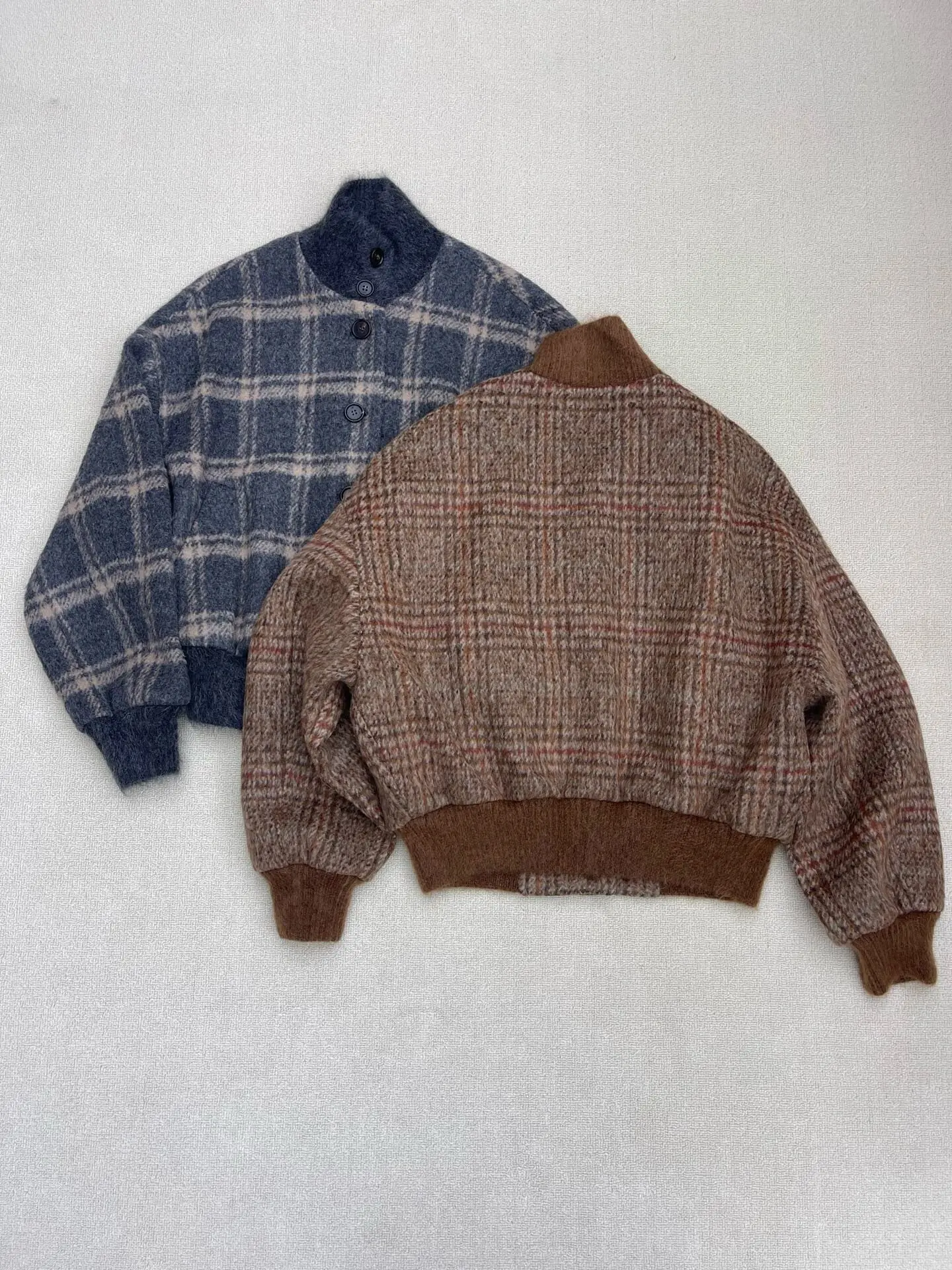 Women's 2026 Autumn Winter New High Quality Retro Baseball Wool Fleece Jacket Thickened Coat