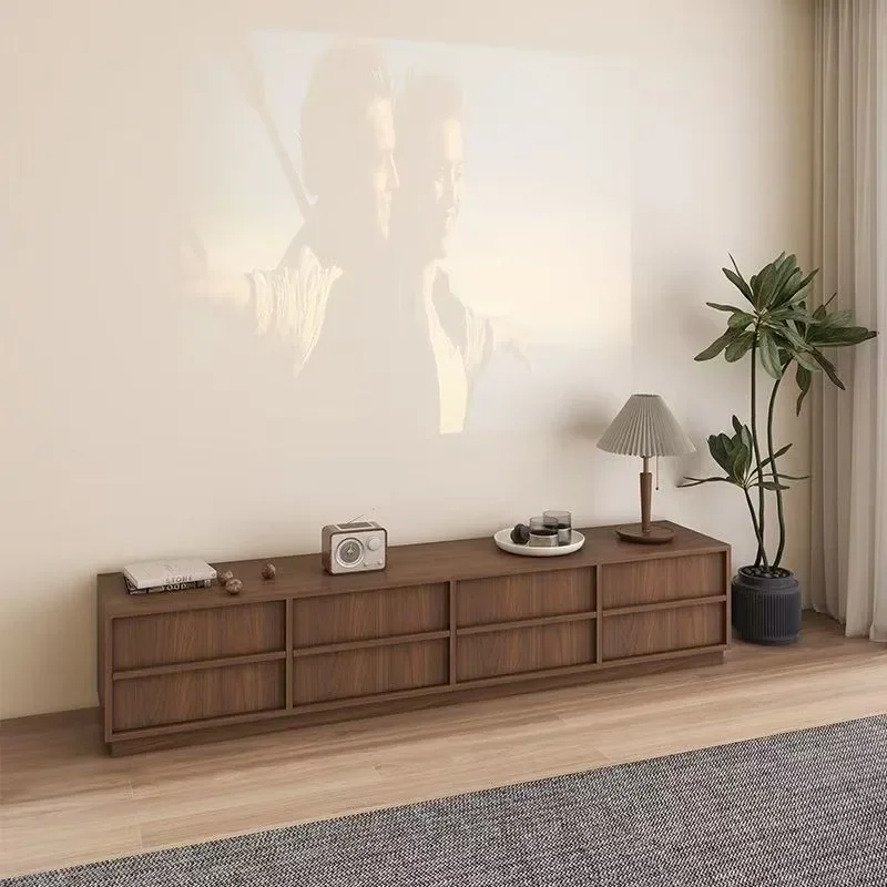 Mueble TV estilo medieval, salón, lado doméstico, línea ósea, cajón