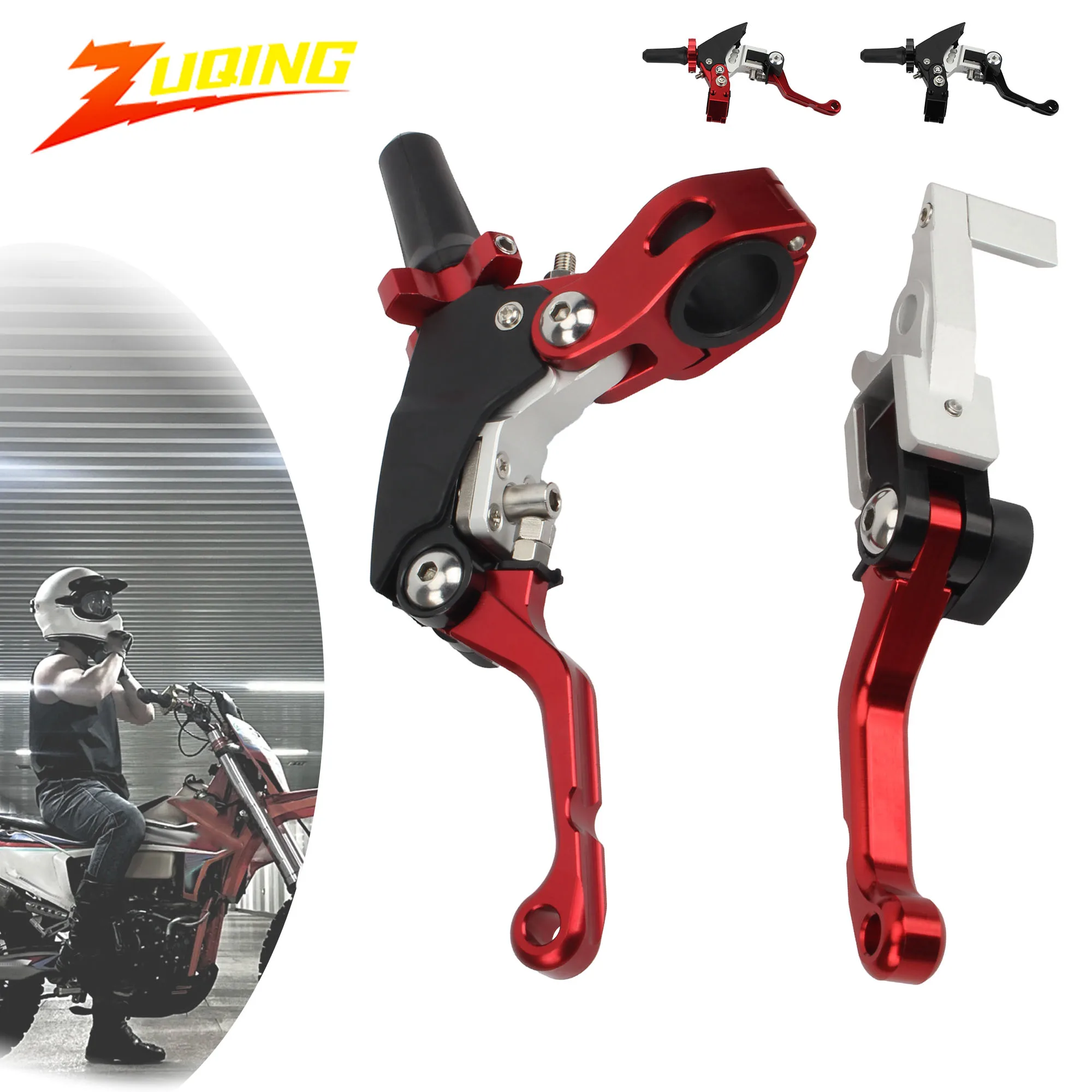 

Universal Motorcycle CQR Brake Clutch Lever CNC Fold up long For KTM SX SXF XC XCF EXC EXCF Kayo T2 T4 T6 K2 K6 Motocross