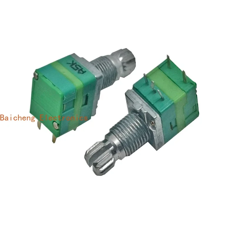 10PCS Precision potentiometer R09 type volume control single link switch A5K flower shaft 15 long
