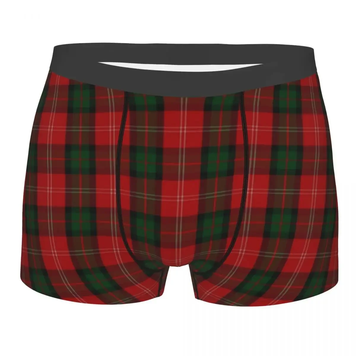 Mackintosh Clan Tartan Plaid Pattern Boxer Shorts Panties Underpants Breathbale Scotland Geometric Gingham Briefs Underwear