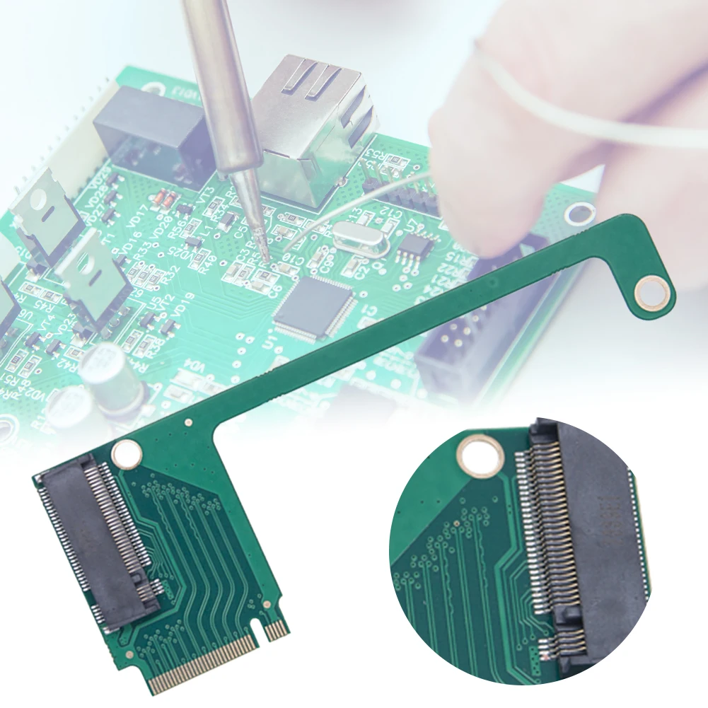 Handheld Transfer Board 90 Degrees M.2 NVME Transfercard Adapter Converter for ASUS Rog Ally Modified M2 Hard Drive Accessories