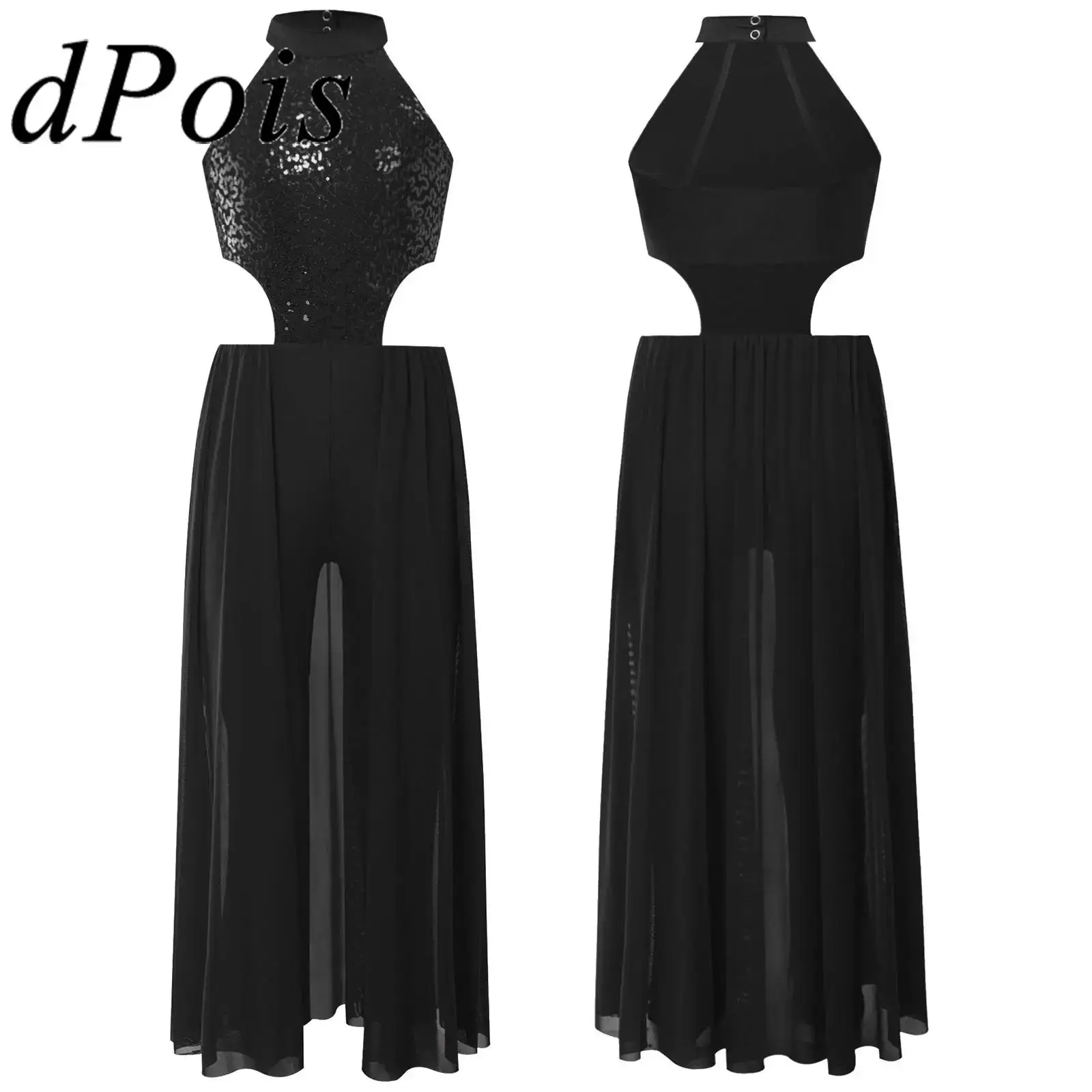 

Children Modern Lyrical Dance Costume Kids Artistic Gymnastics Leotard Girls Ballet Dancewear Teens Ice Figure Skating Dress