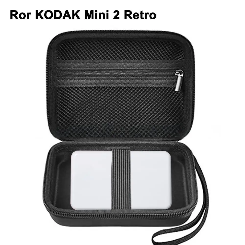 For Kodak Mini 2 Retro Camera Bag Instant Camera Photo Printer Accessories EVA Vintage Carrying Camera Bag Shockproof Dust-proof