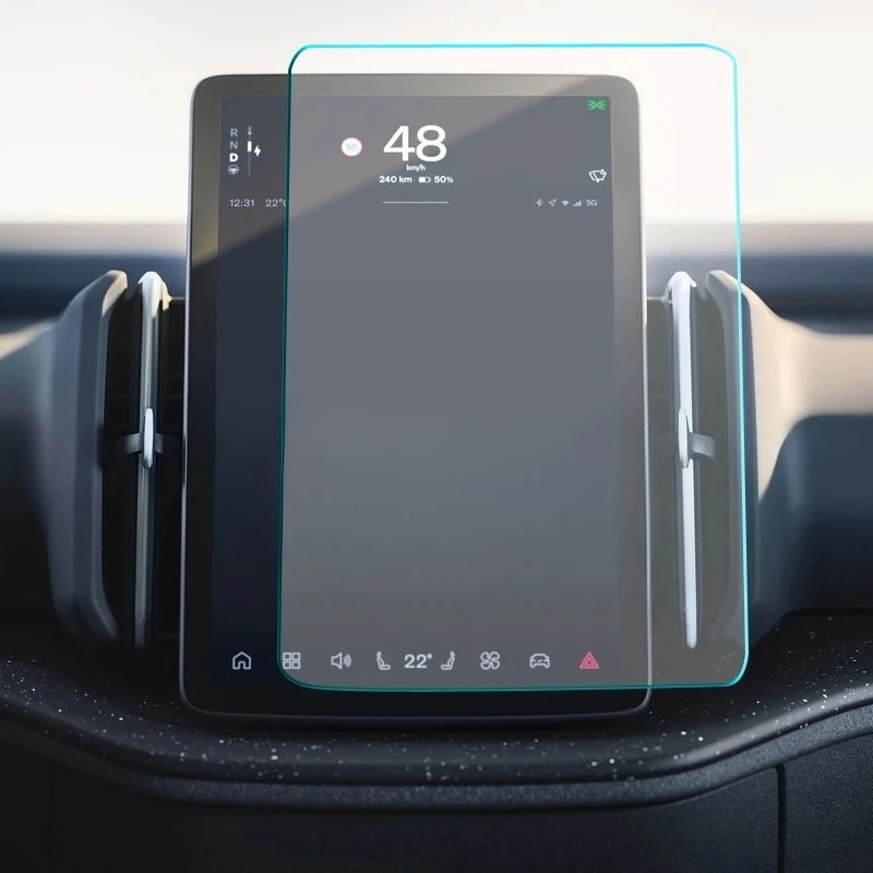 for Tempered glass Screen Protector For Volvo EX30 2024 2025 12.3 inch Car infotainment GPS Navigation Display Auto