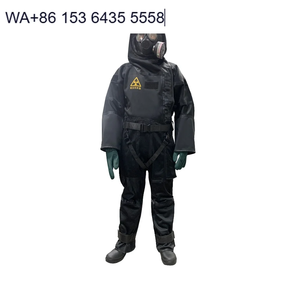 Heavy Duty Nuclear Shield Suit: Composite Material Hazmat Coverall for Radiation & Pollution Control