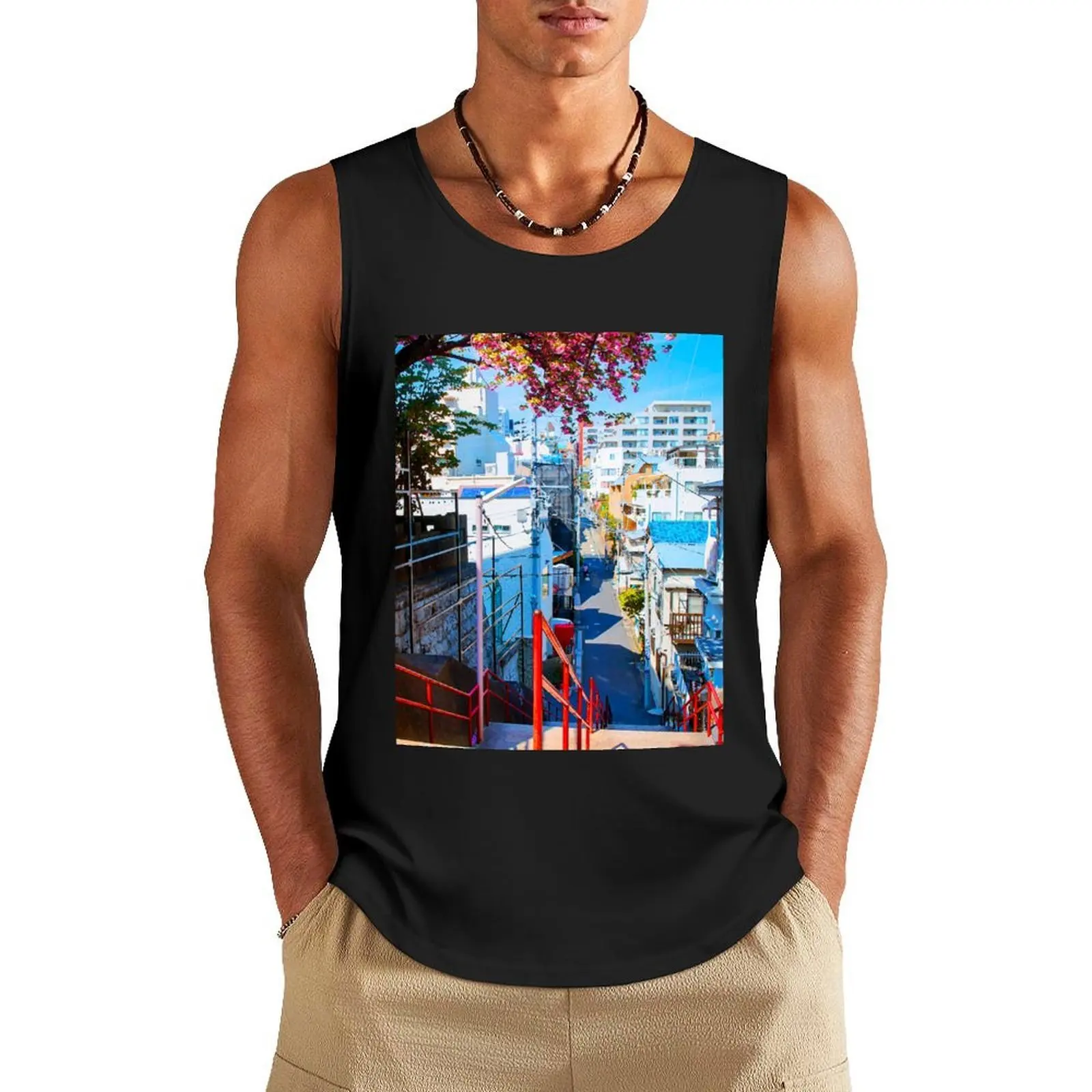 Japón - 'tu nombre de calle // kimi no na wa' Camiseta sin mangas hombre sexy? Traje ropa de verano hombres 2025 chaleco de entrenamiento