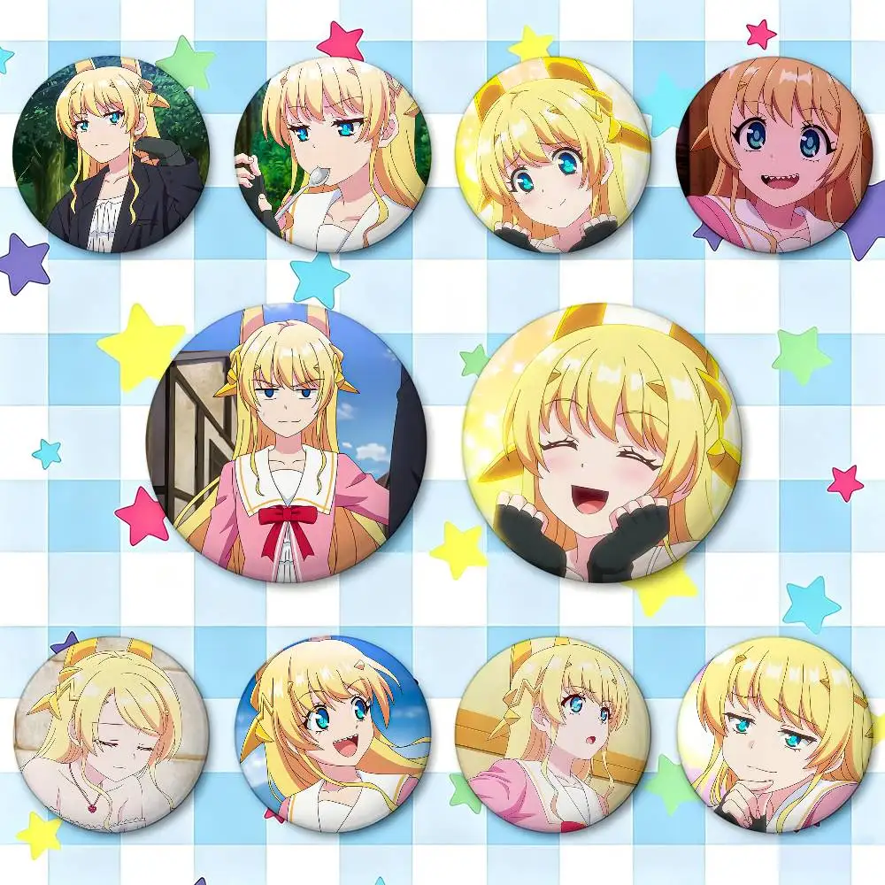 1pc Hinata Tachibana Anime Characters Cartoon Style Badge Brooches On Backpack Decoration Round Enamel Pins For Accessorys