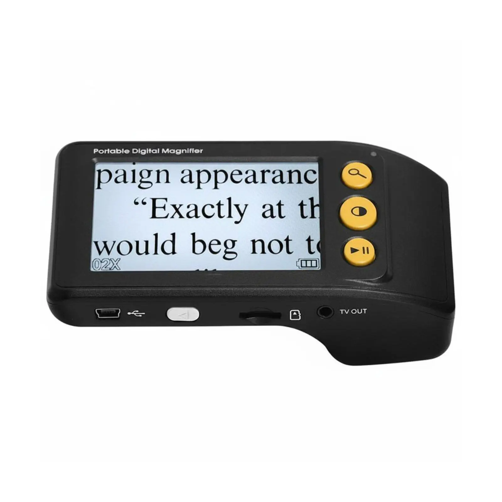 Low Vision Viewer 2x-25x Zoom Digital Viewer Display Screen Liquid Crystal