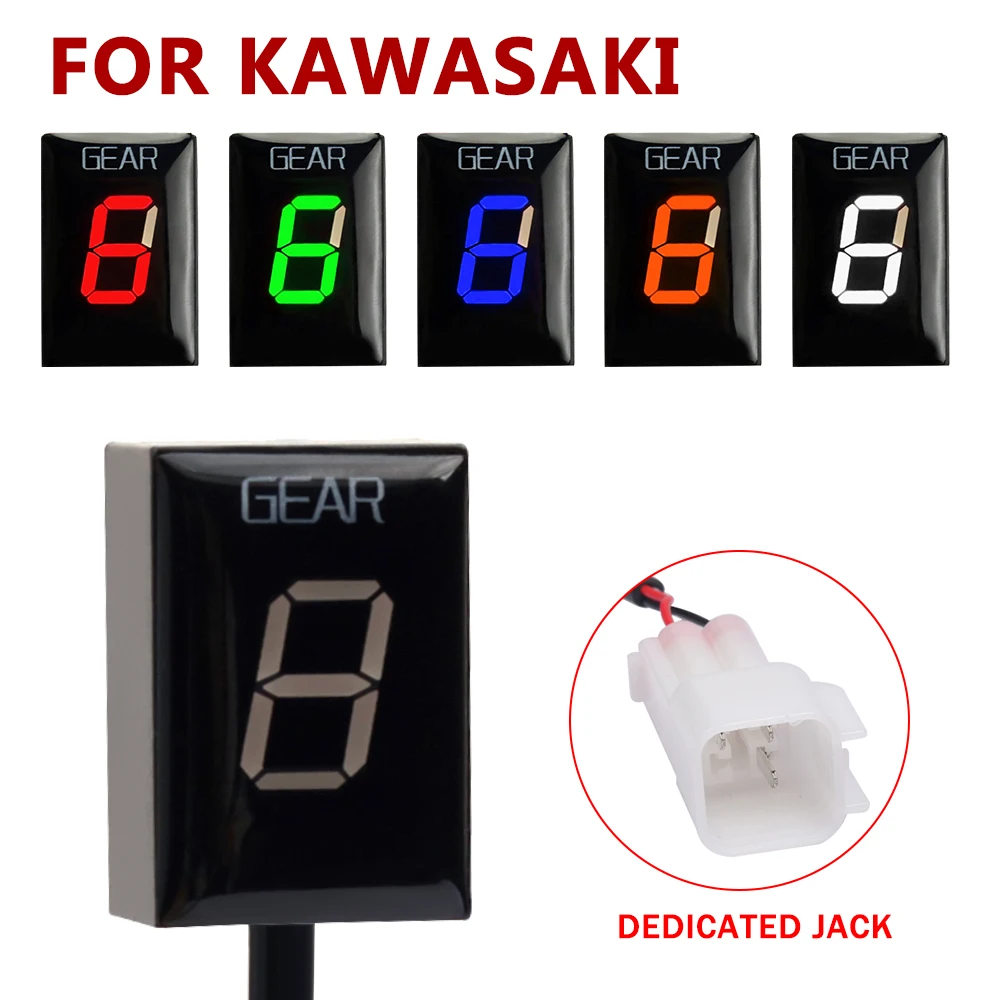 Motorcycle Gear Display Indicator For Kawasaki Z1000 Z 1000 2003 2004 2005 2006 Ecu Plug Meter