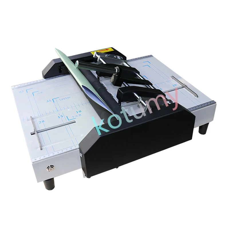 Paper Booklet Riding Saddle Stapler Binding Machine 220V Electric Stapler Folding Machine Creasing Machine Card Folding