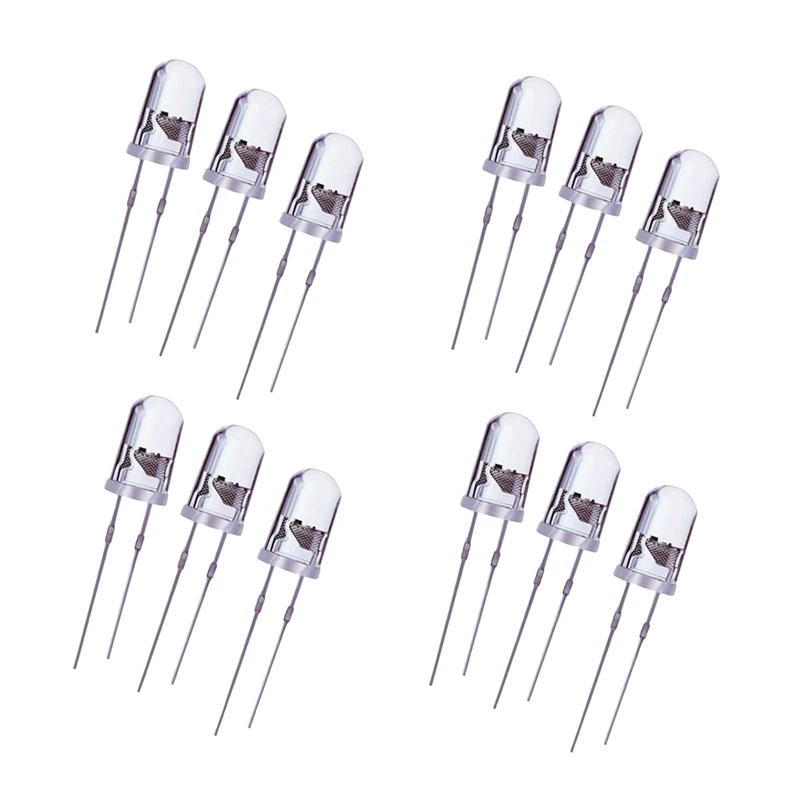 

400Pcs/Lot 5Mm Round Purple Uv LED Diode Super Bright Water Clear LED Light Lamp Purple Color