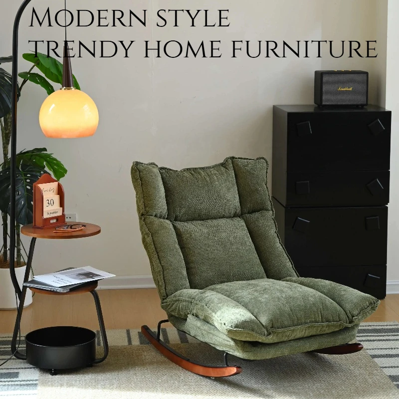 

Pliable Balcony Chair Relaxing Green Adults Floor Chair Vintage Living Cadeiras Para Sala De Estar Bedroom Furniture Adult