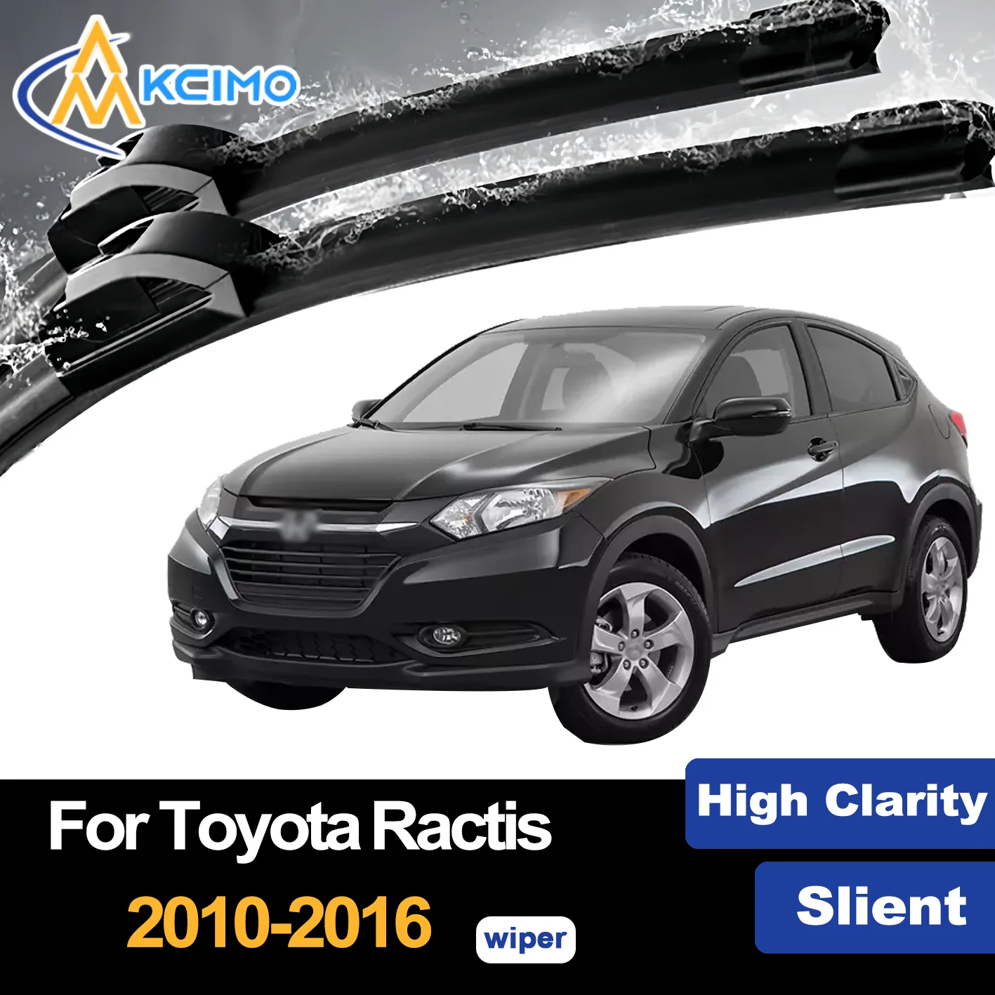 

Front Wiper Blades for Toyota Ractis XP120 2010-2016 Toyota Verso-S Premium Car Windscreen Windshield Window Wiper Accessories