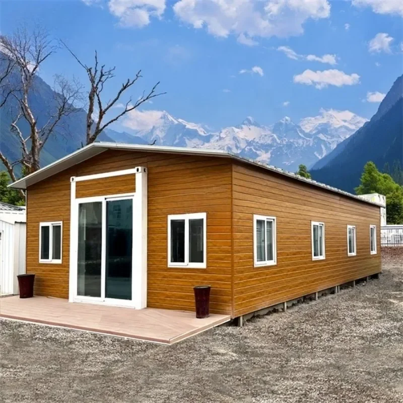 Luxury Fabricated Living Container Prefab Expandable Home Mobile House Container