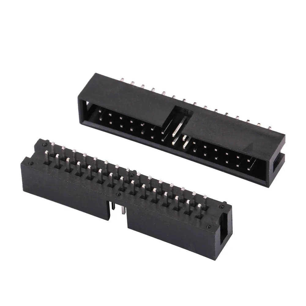 Fc 6/8/10/12/14/16/18/20/24/26/30/34/40/50/60/64pin 2,54mm Pitch Buchse IDC-Buchse Anschluss band kabel DC3 Header Stecker