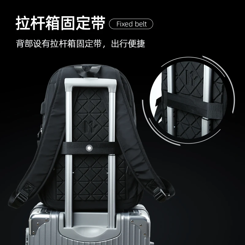 남녀공용 경량 배낭, 십대 대학생 여행용 방수 책가방, 간단한 백팩, 16 인치 노트북