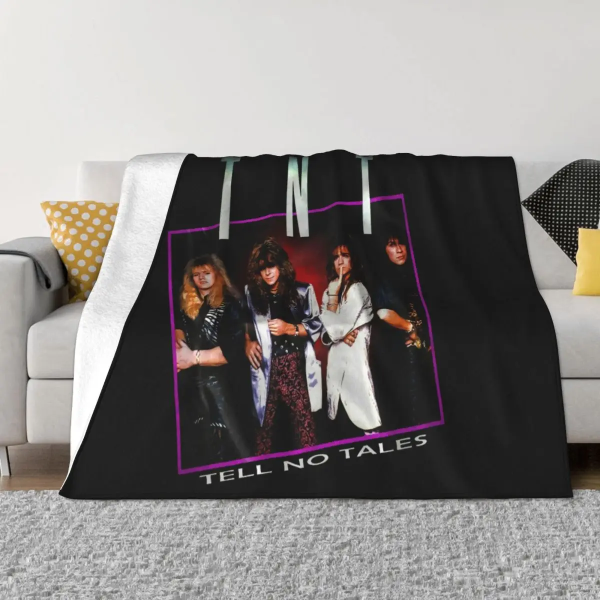 Tnt Tell No Tales Heavy Metal The Kids Tindrum Sizes S To 6Xl Rap Stylish Brand New Throw Blanket