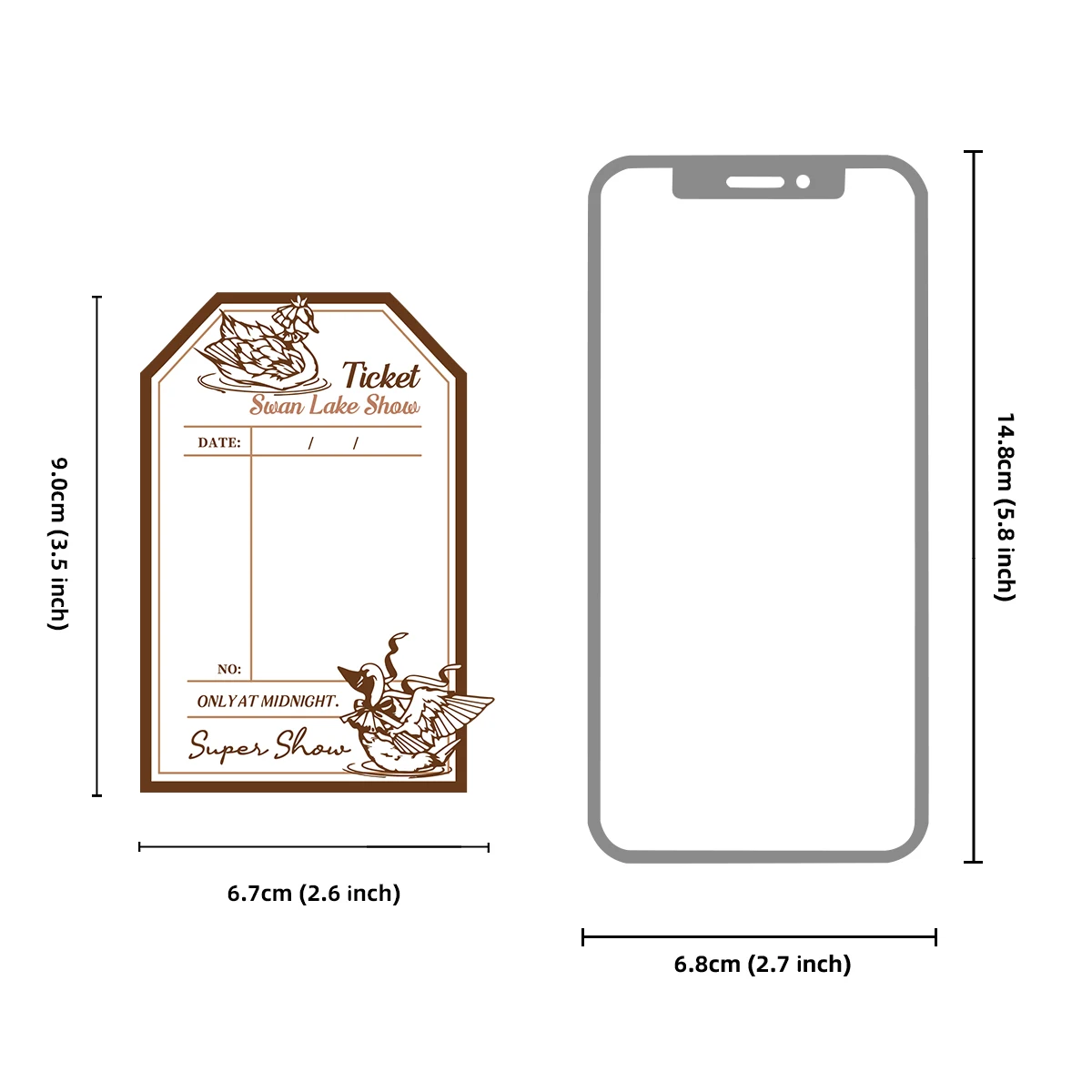 30pcs Elegant Rose Stamp Pattern Stickers for Notebooks, Water Bottles, Luggage and Mobile Phones, Handmade Scrapbook, Stickers