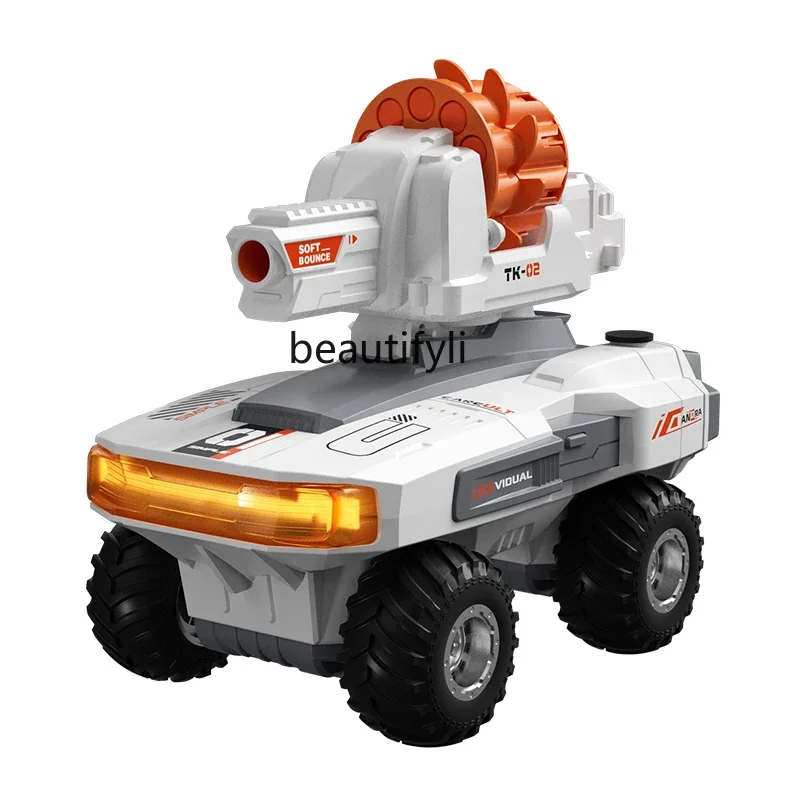 Children's shooting battle remote control four-wheel drive water soft bullet car girl boy educational toys