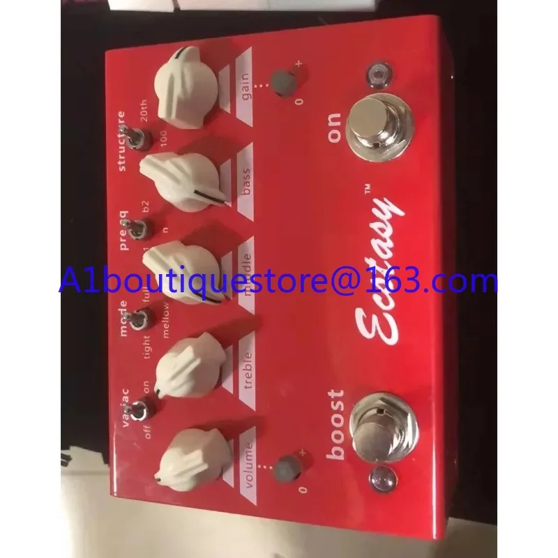 Pedal de efecto de distorsión clásico, CHINA Red, True Bypass LYR PEDALS (LY-ROCK), distorsión de guitarra