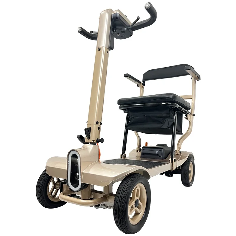 Hot sale Foldable Four-Wheel Electric Scooter for Elderly Disabled Rehabilitation Therapy Supplies