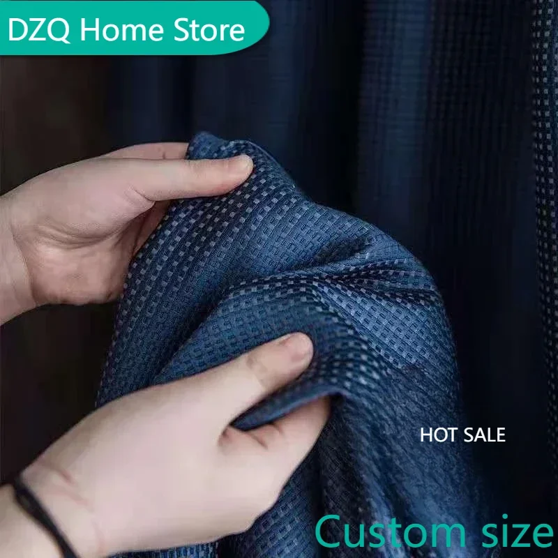 

2022 New Simple Soundproof Curtains High shading Noise Reduction Thickened Curtains Curtains for Living Dining Room Bedroom