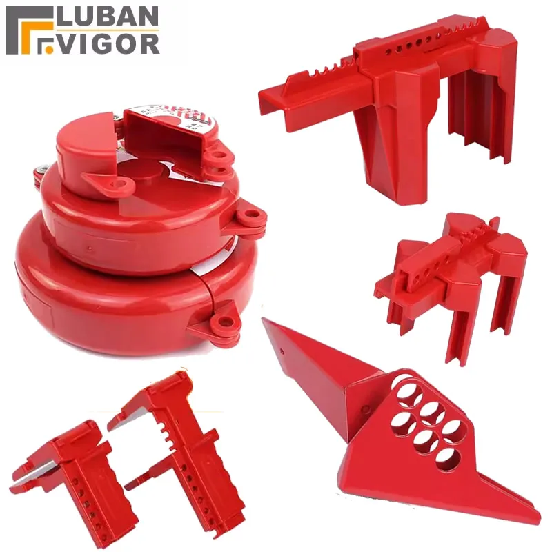 Adjustable valve lock  Ball valve locking device  Security padlock  Tough  Corrosion resistant for plumbing outdoor faucet locks