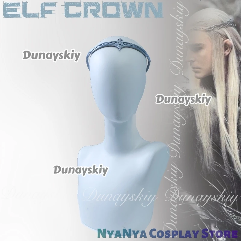 يستخدم تاج قزم الهالوين دعائم مسرح تكنولوجيا الطباعة ثلاثية الأبعاد باللون الرمادي الفضي فقرة بسيطة زي أنيمي كوسفريب فردي