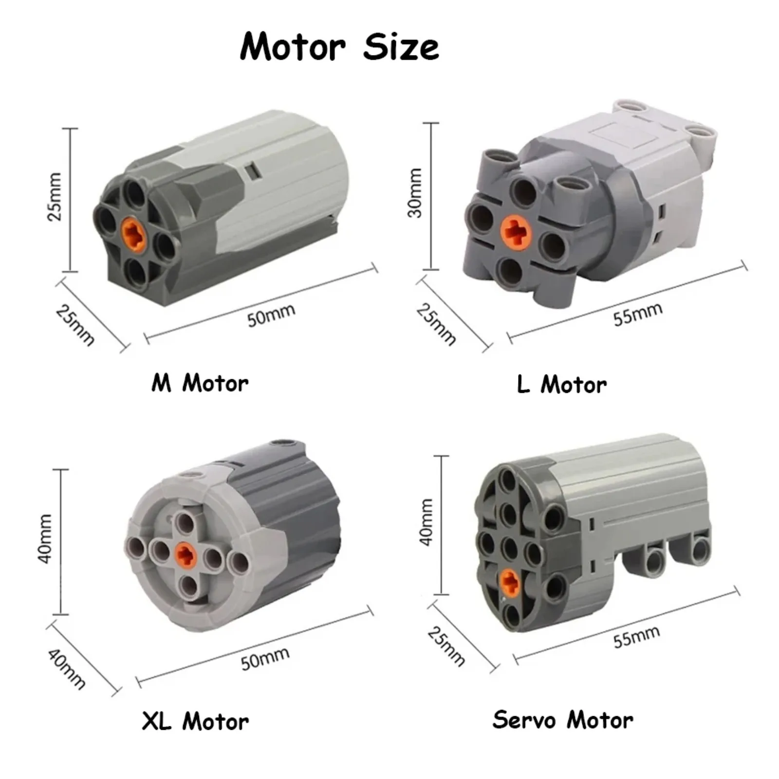 Kit de bloques de construcción electrónicos con micromotor/caja de batería AAA/receptor RC para juguetes STEM DIY