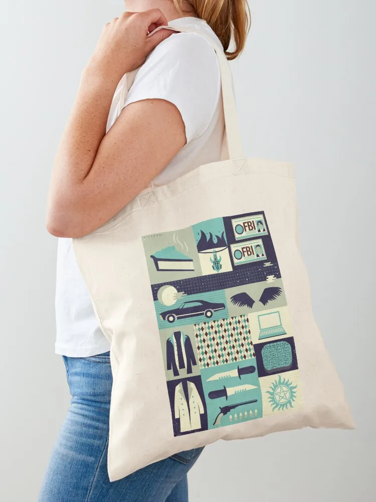 Carry on my wayward son Tote Bag Women's beach bags Women's shopper bag Candy bags custom tote bag