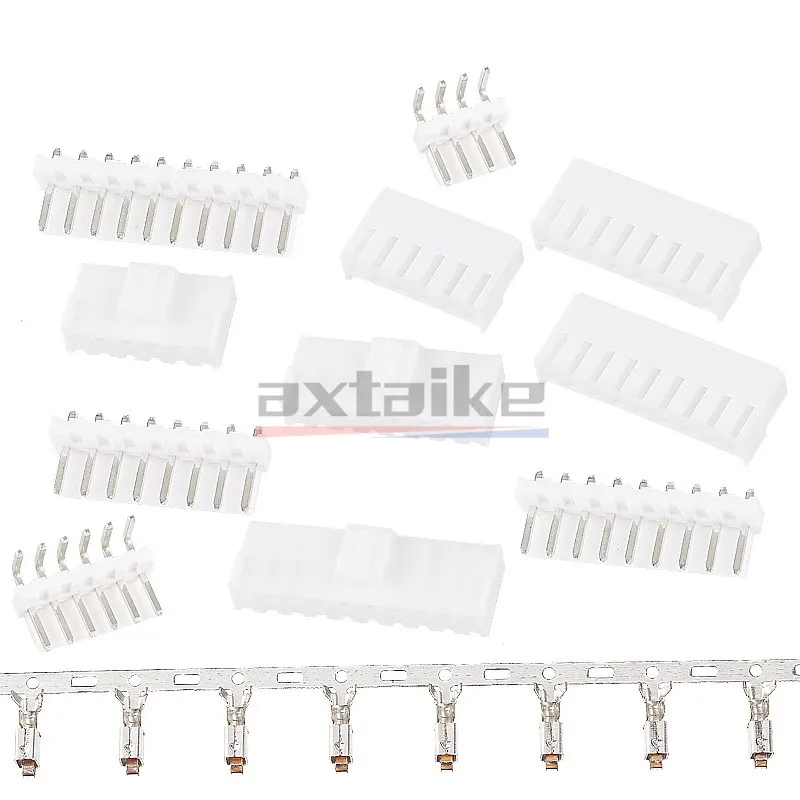 20PCS VH 3,96mm 2Pin 3Pin 4P 5P 6P 7P 8P 9P 10P JST Männlich Weiblich Stecker Horizontale Gerade Pin Header Gehäuse Terminal Block