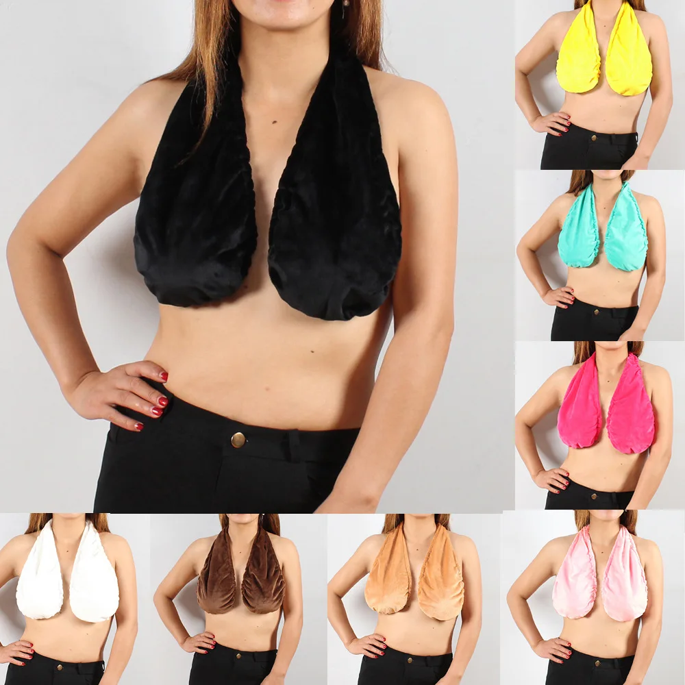 Towel Bra Bath Towel Hanging Neck Wrapped Bra Big Chest Hanging Neck Breastfeeding Towel Bra Bralette Top Bandeau Top Tops