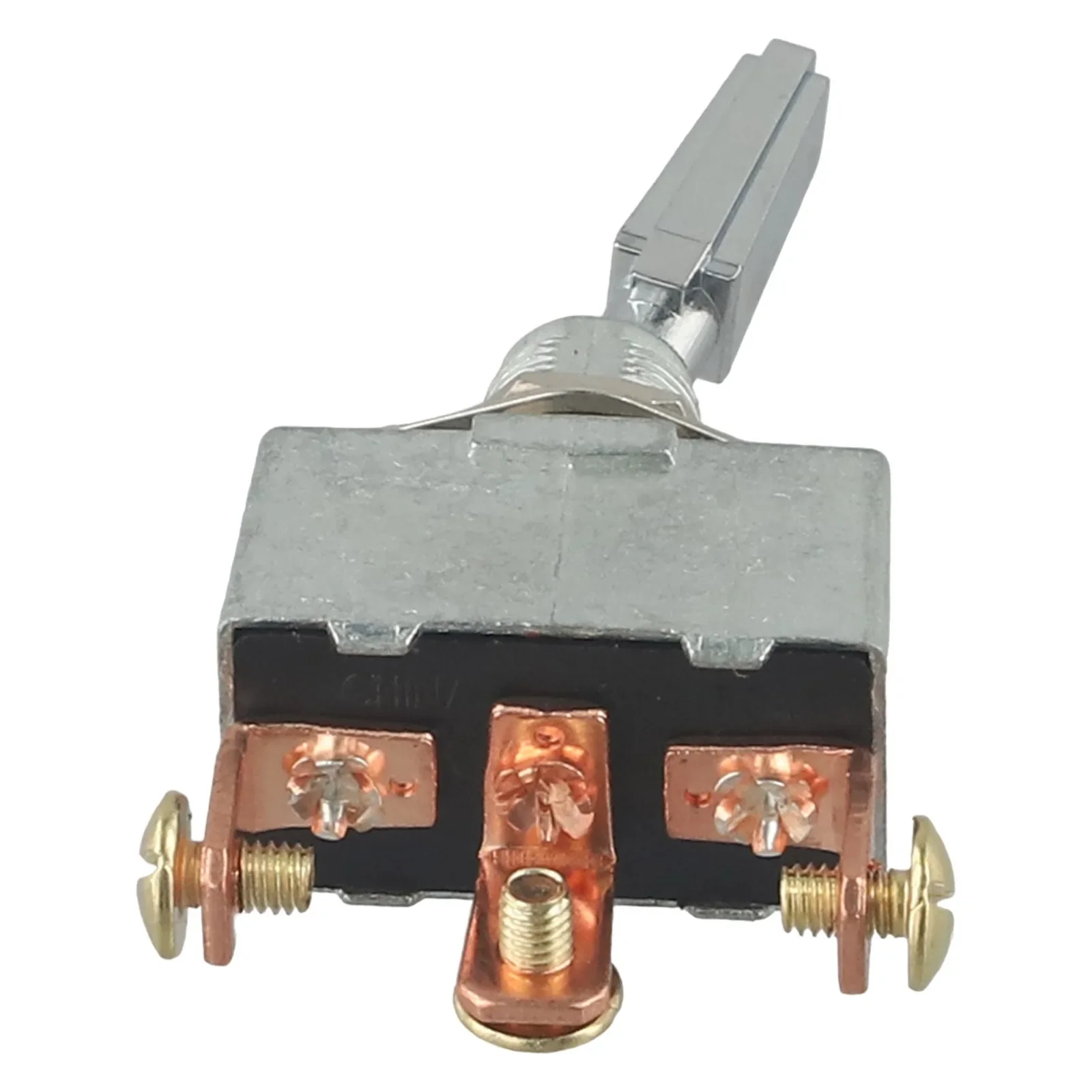 3 Way Toggle Switch 3 Position Toggle Switch Chrome Finish Compatible With Various Fuses For Various Functions