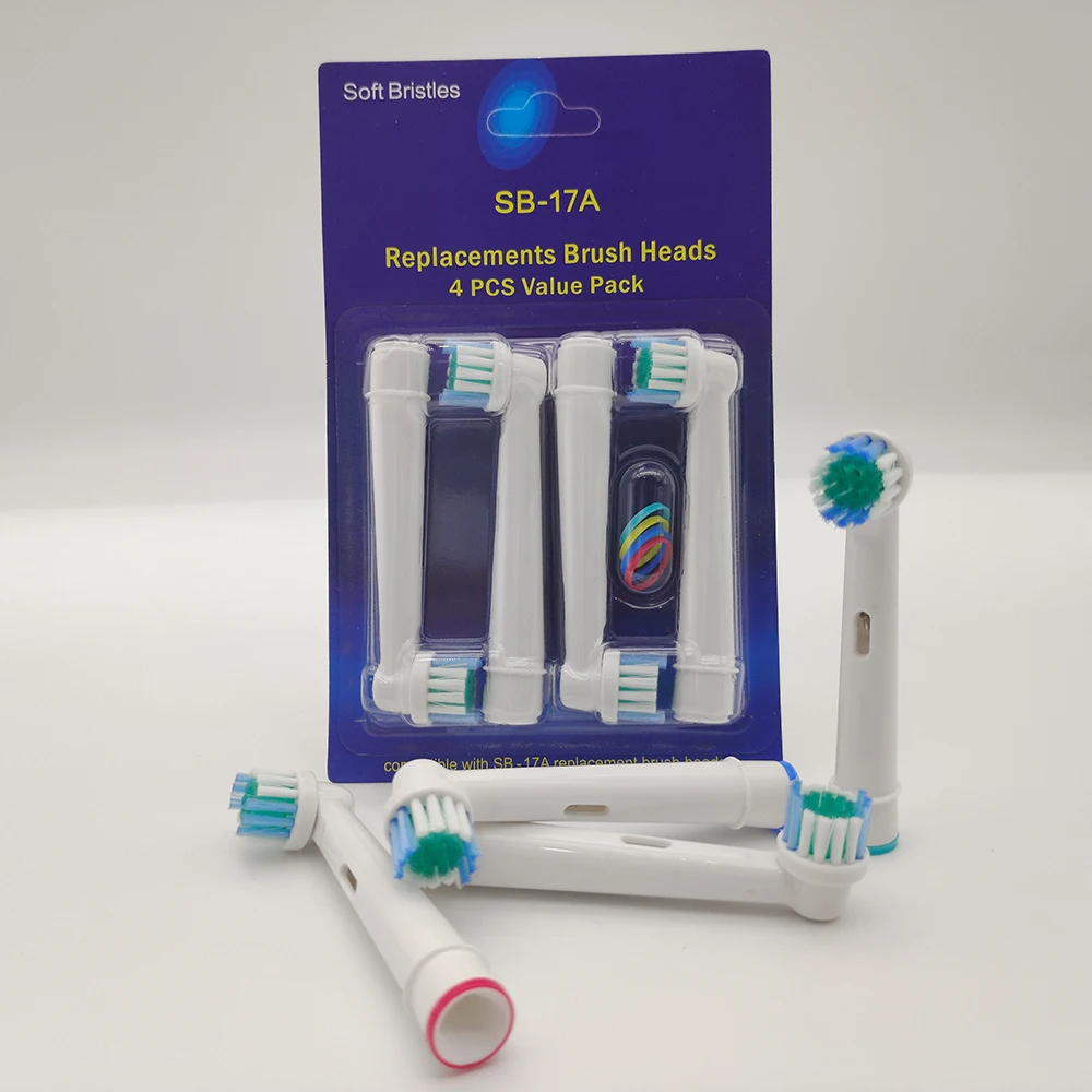 

4/16/80 шт. набор насадок для электрической зубной щетки для чувствительной очистки Oral B, сменные насадки D25 D30 D32 D18 для Oral-B PRO SB-17A