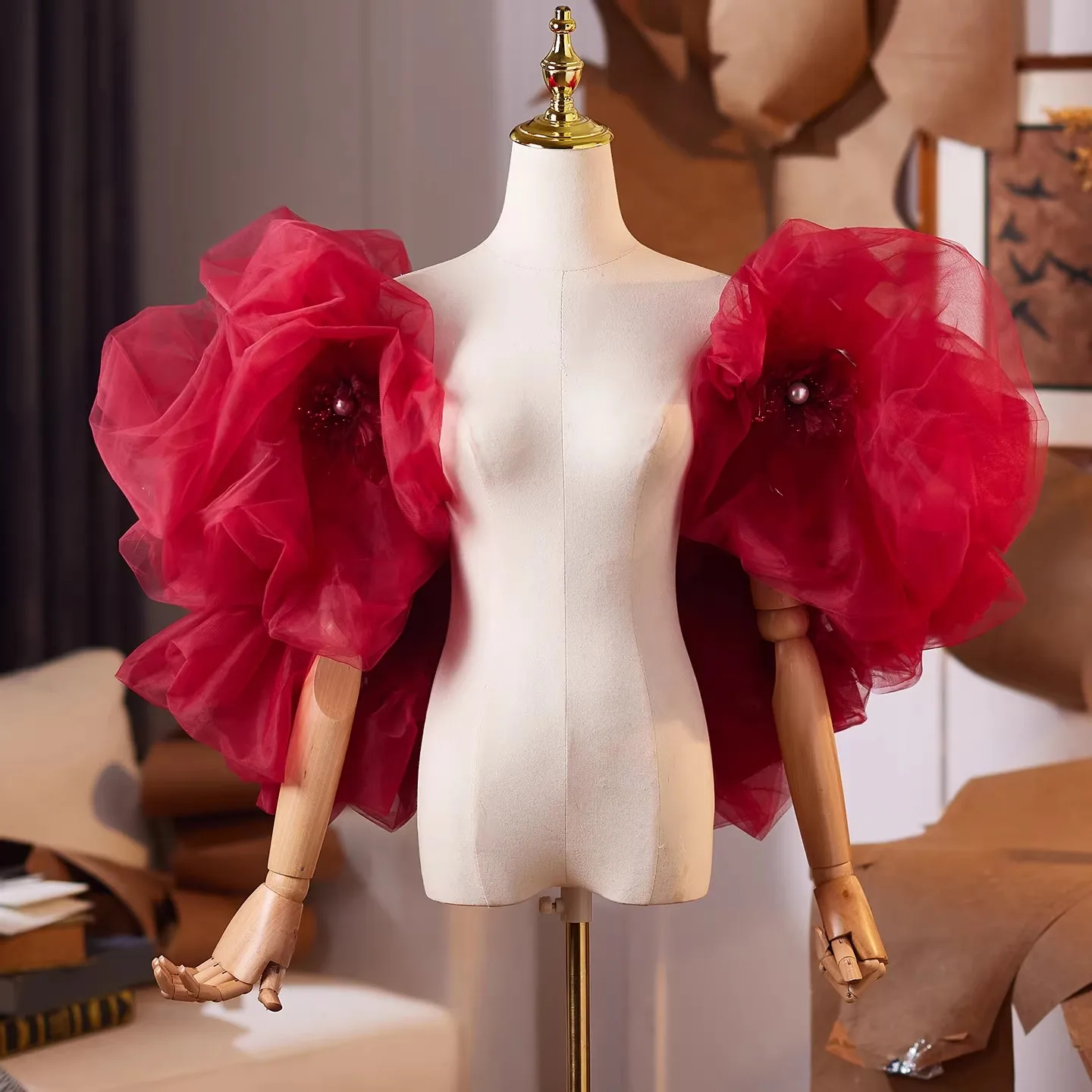 sciarpa-pashmina-grande-da-donna-con-fiori-e-perline-in-rete-rossa-per-spettacoli-e-feste-modello-r568