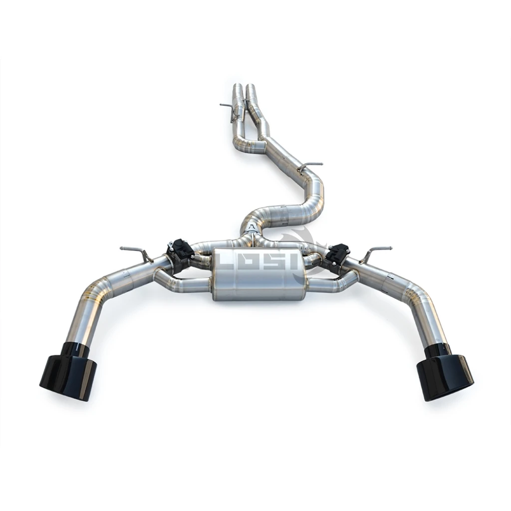 Titanium Cat Back  for Audi RS3 2.5T 2017-2023 High performance titanium alloy exhaust with valve and titanium cat back exhaust