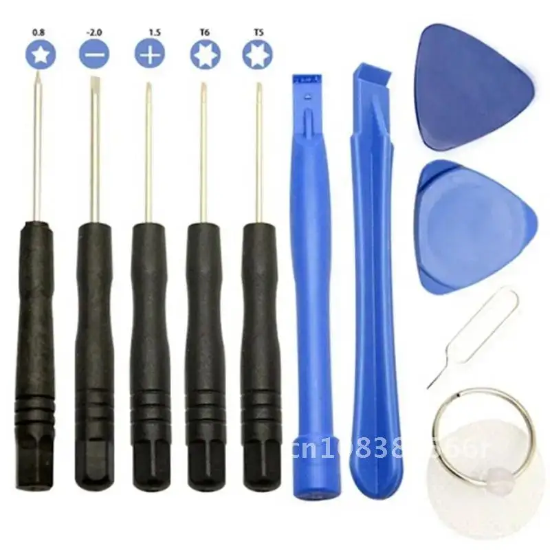 

Smartphone Repair Tool Set 11 in 1 Opening Pry Kits Screwdrivers for iPhone Samsung HTC Moto Sony Professional