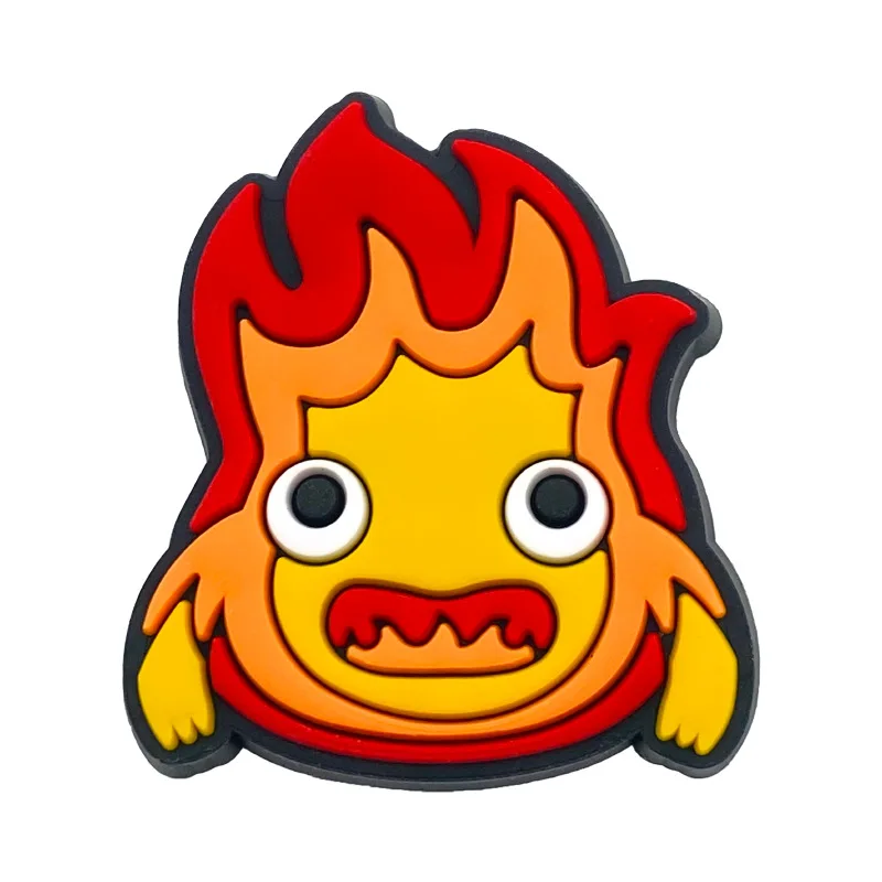 لطيف الكرتون أنيمي شخصيات القطط ثقوب الأحذية زهرة على شكل أبازيم أحذية شخصية لينة DIY بها بنفسك إكسسوارات الأحذية والاكسسوارات